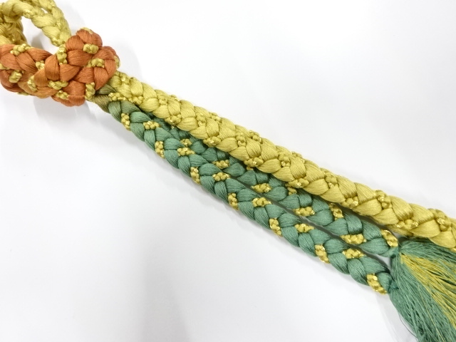 正絹　手組帯締め